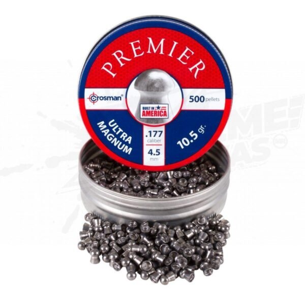 Pellets Crosman .177 Premier Ultra Magnum 10,5gr. 500pz (4.5mm)