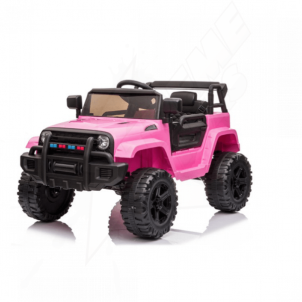 Jeep Eléctrico Para Niña 12v Rosa Control Remoto Carrito Zimtown - Image 2