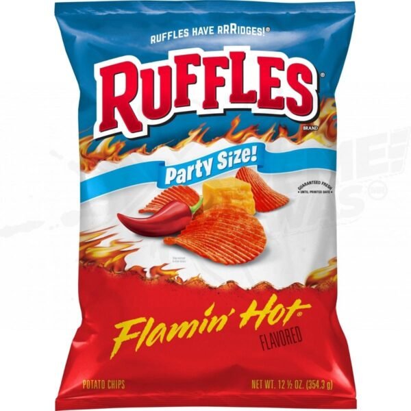 Papas Ruffles Flamin' Hot 354g Tamaño Grande Importado