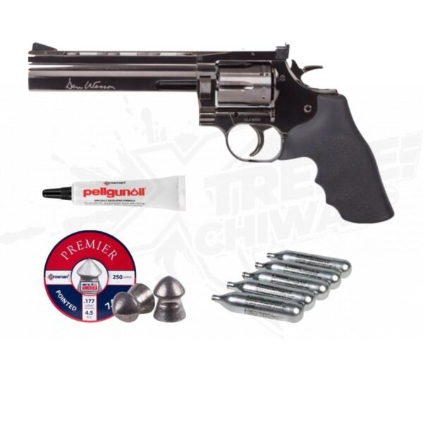 Pellet Revolver Dan Wesson 6In 715 Pellet .177 (4.5mm)