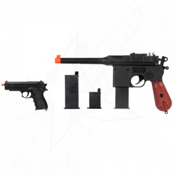 Pistola Airsoft P1308 M777 2 En 1 Resorte Bbs 6mm - Image 4