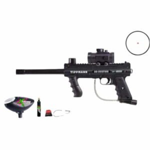 Tippmann 98 Custom Pro Act Marker with 12oz Co2 Tank, Red Dot Sight and Hopper