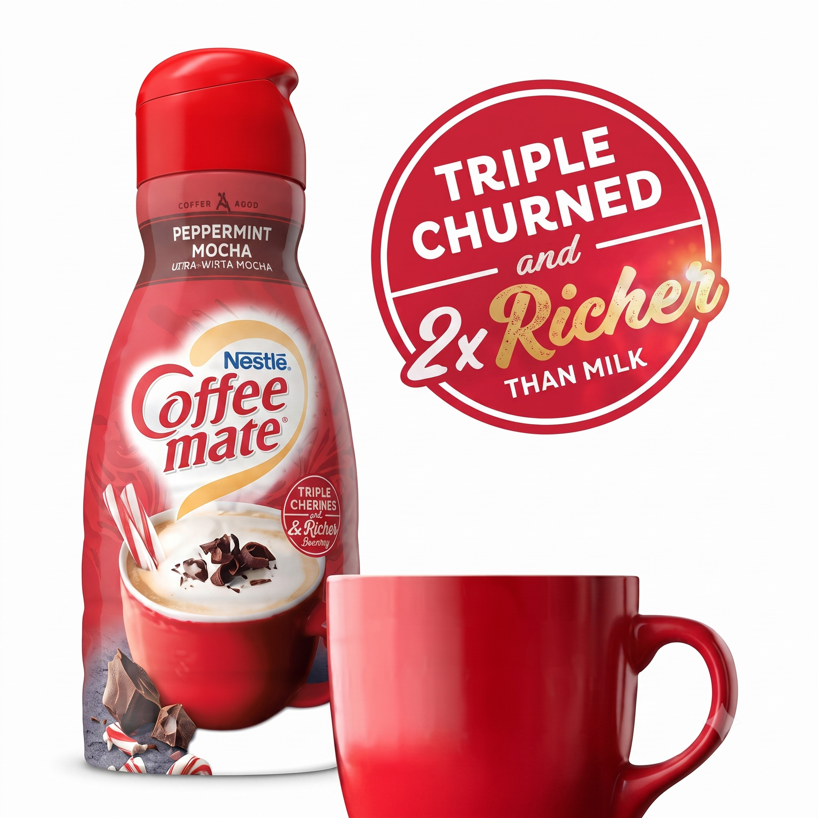 Coffee Mate Peppermint Neste Coffee Creamer