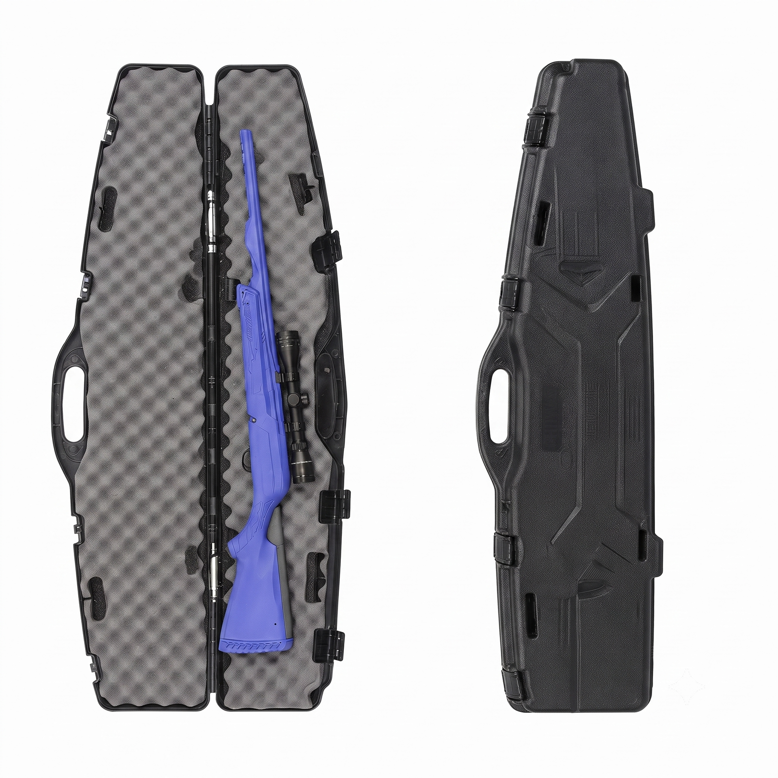 Pro Max Flat Rifle Case Black Xtr