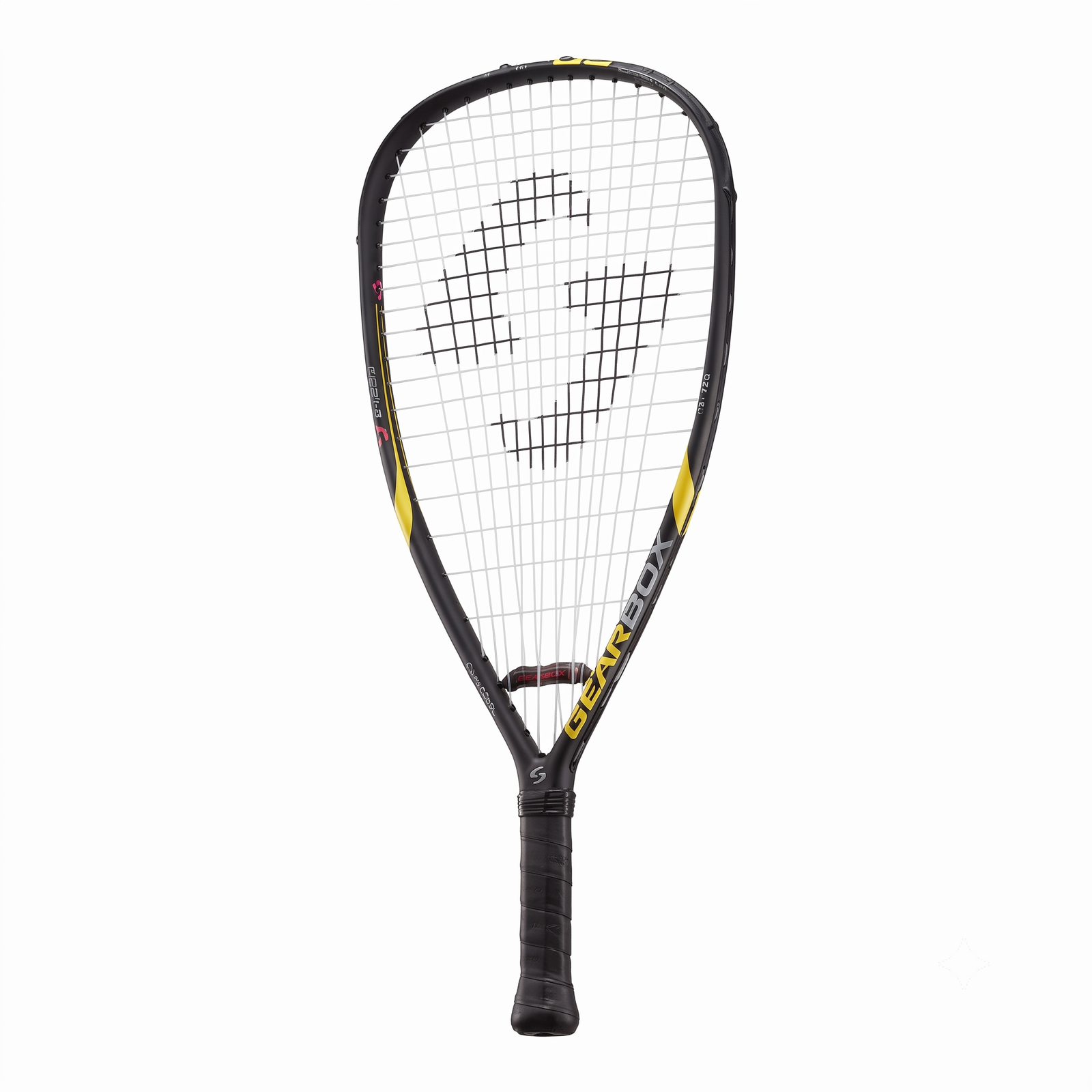 Gearbox GB 125 Yellow 3 5/8 Racquetball Racquet