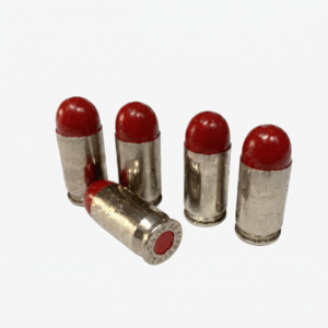 Snap Caps 380 Auto Silver with Red For Training 5pcs