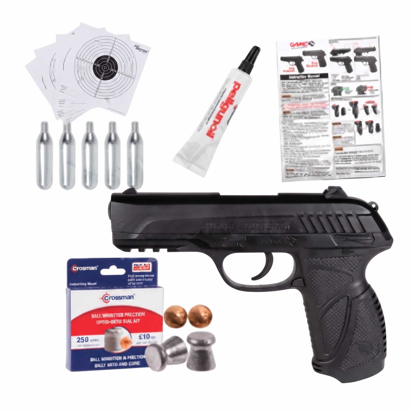 Gamo PT-85 CO2 Pellet Pistol Package .177 (4.5mm)
