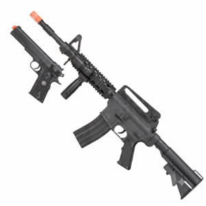 Airsoft Rifle 9902 M4 Pistol M1911 Spring Bbs 6mm