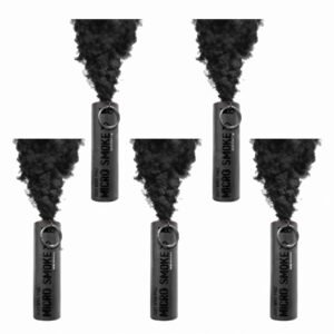 Pack of 5 Enola Gaye EG25 Black Smoke Grenades