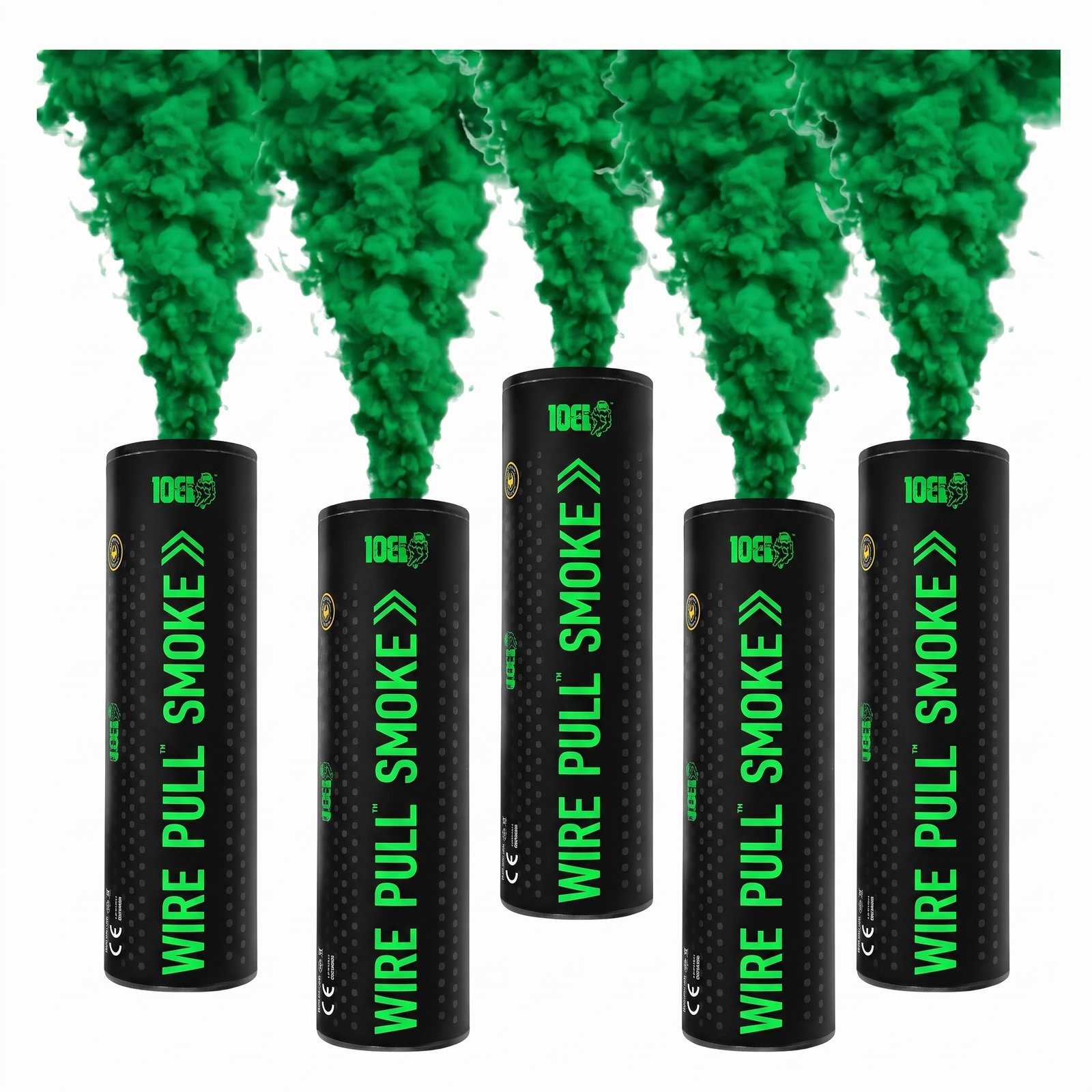 5 Smoke Grenade Wire Pull Green Enola Gaye WP40