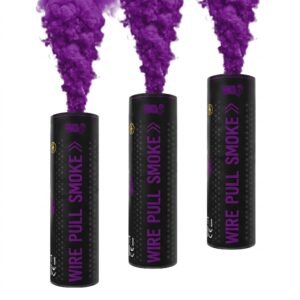 3 Smoke Grenade Wire Pull Purple Enola Gaye WP40