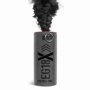 Black Smoke Grenade Enola Gaye EG18X Gotcha Paintball Marker
