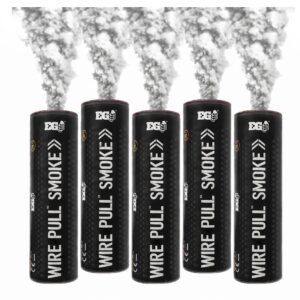5 Enola Gaye WP40 White Wire Pull Smoke Grenades