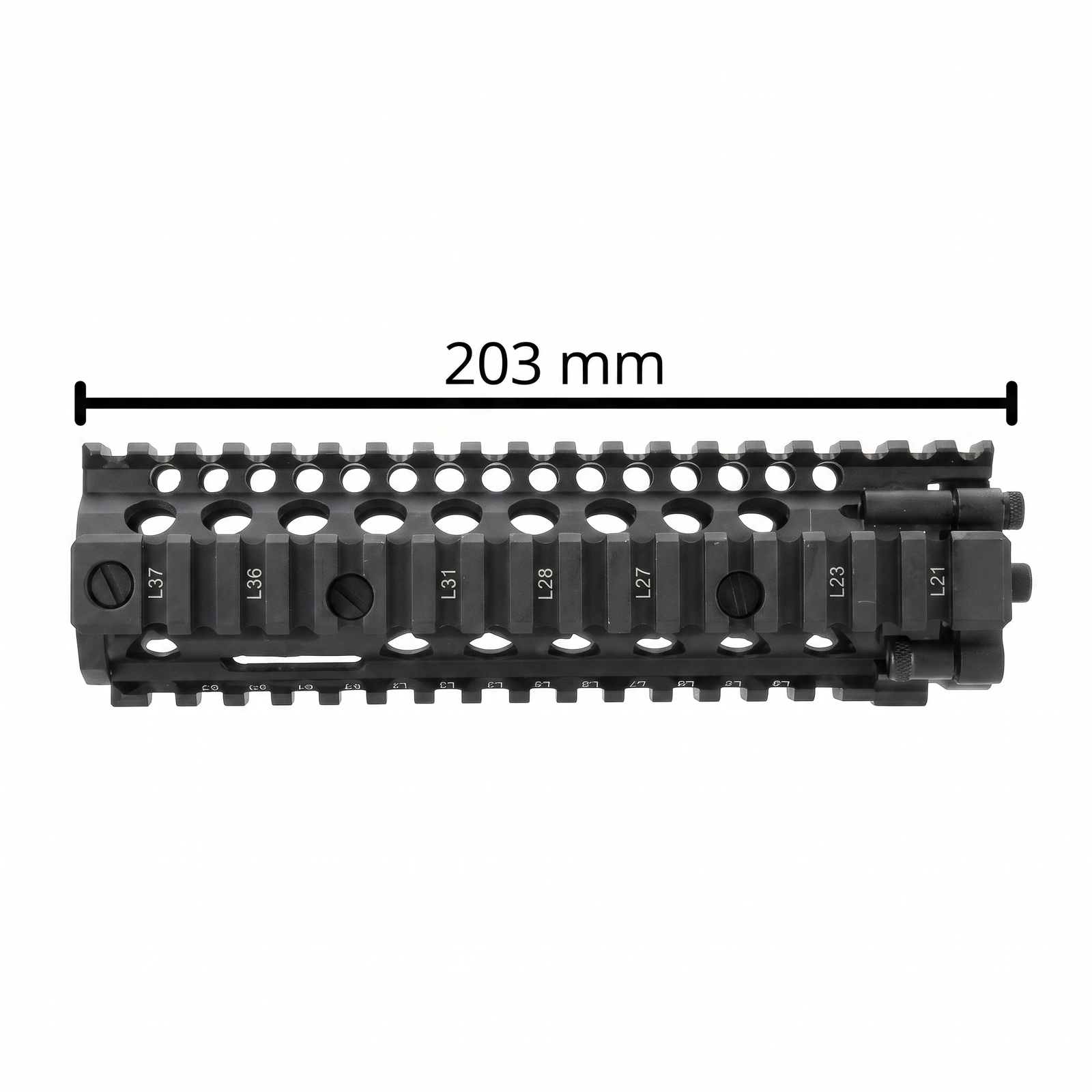 M4 Rifle Handguard Barrel Cover 4 Picatinny Rail
