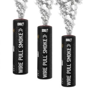 3 Enola Gaye WP40 White Wire Pull Smoke Grenades