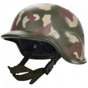 Woodland Camouflage Tactical Helmet One Size