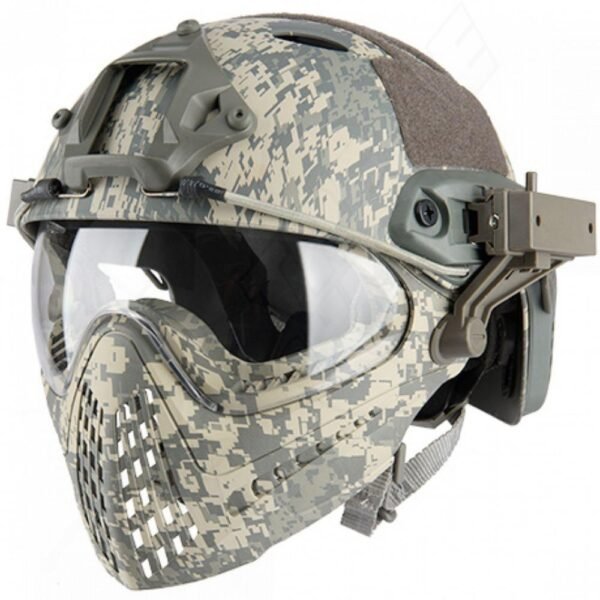 Careta Casco Completo Desmontable Piloto Wosport ACU - Image 2
