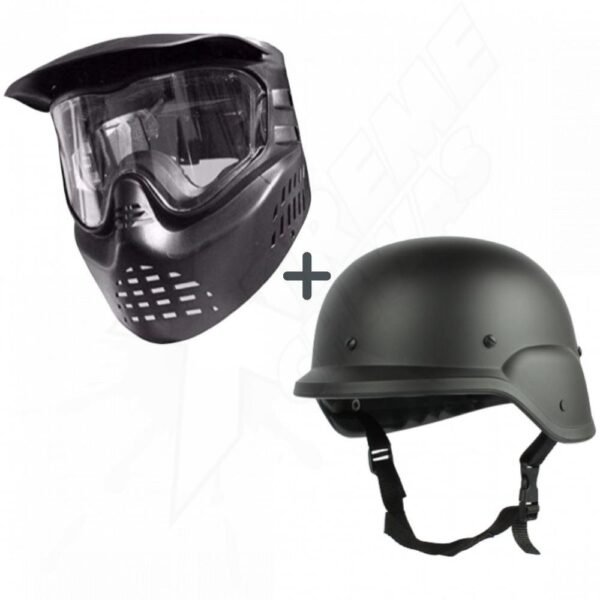 Combo Casco Y Careta Gotcha Gen Global Antifog