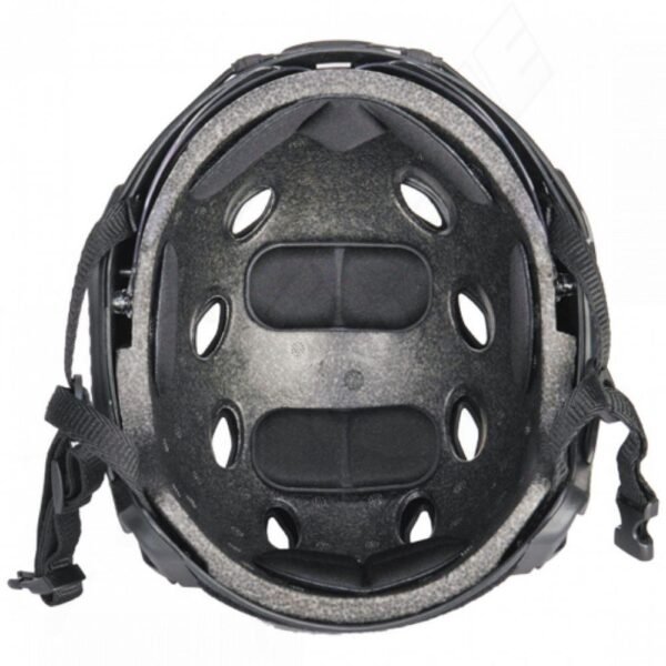 Casco Tactico Con Visor Correa Ajustable Negro - Image 4
