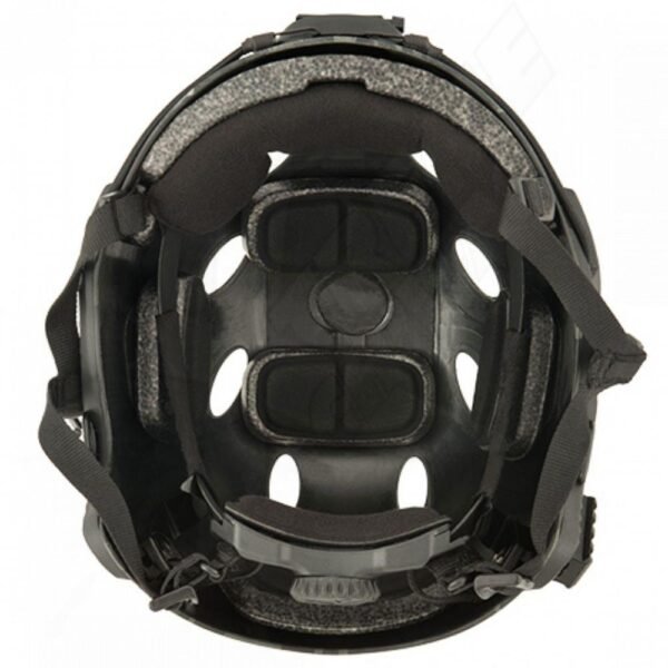Tactical Helmet With Strap Lancer Tactical Camo Black - Image 4