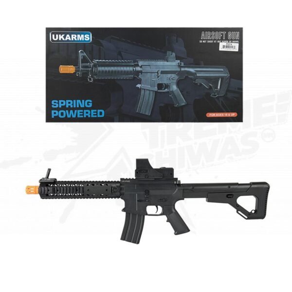 Rifle Airsoft P2214 Quad Ris M4 S 6mm - Image 3