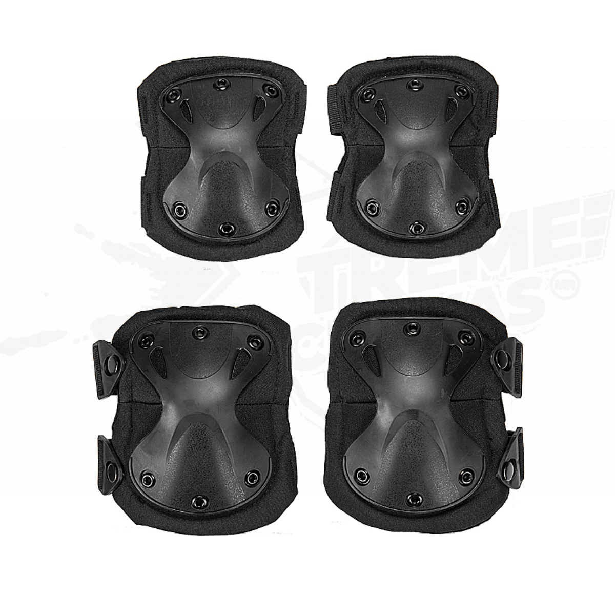 Gen Global Face Shield Vest Knee Pads Tactical Gloves with Collar Package - Image 2