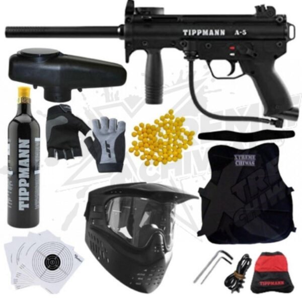 Marcadora Tippmann A5 Cyclone Mecánica Paquete .68