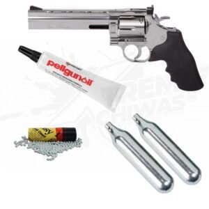Revolver Dan Wesson 715 6In Nickel CO2 Bbs .177 (4.5mm)