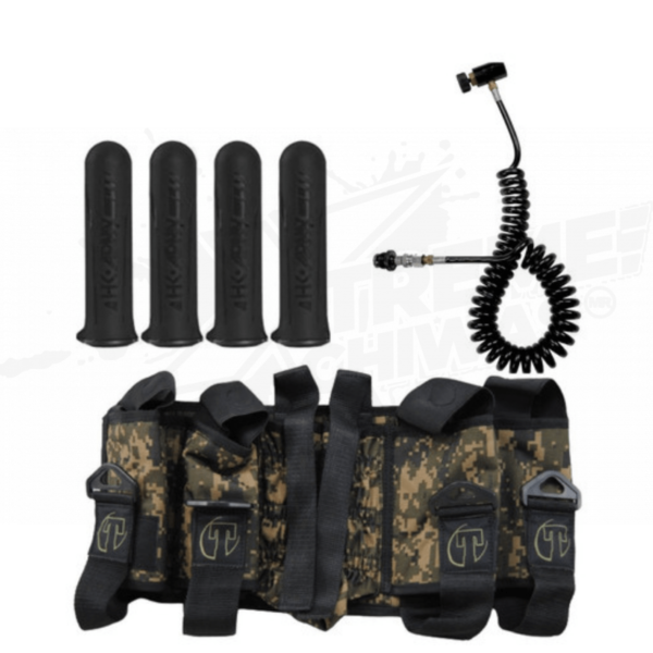 Paquete Gotcha Tippmann Arnes 4+1 Camuflajeado + Pods + Linea Remoto