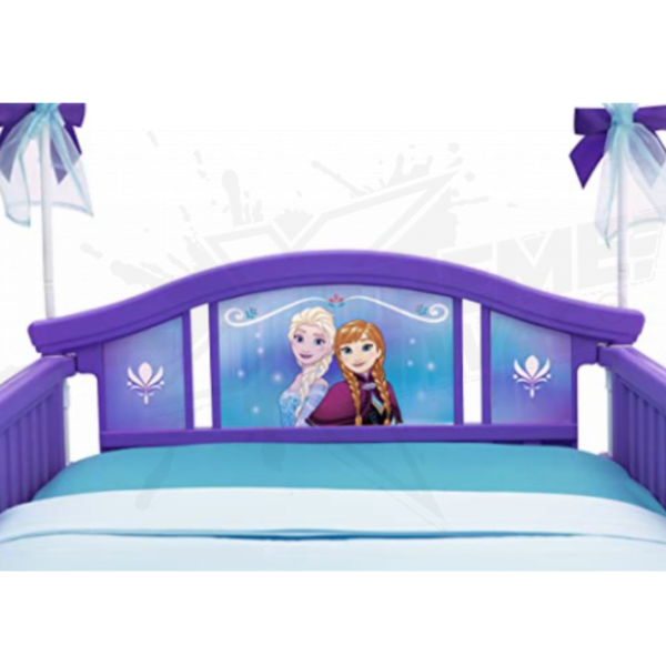 Cama Individual Frozen Con Dosel Para Niños - Image 2