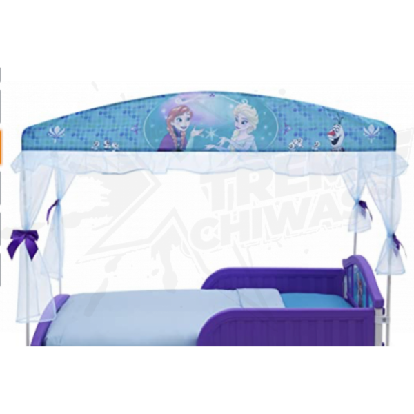 Cama Individual Frozen Con Dosel Para Niños - Image 3