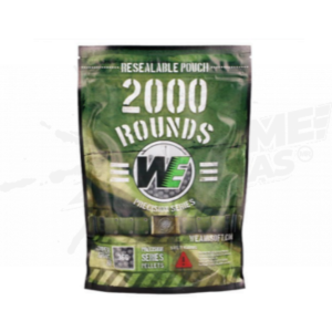 2000 Bbs Airsoft 6mm .36g Black WE Precision series
