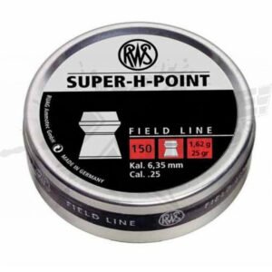 Super-h-point Rws .25 (6.35mm) Hollow Flat Tip Pellets