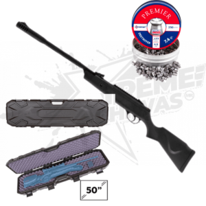 Hatsan Alpha Youth Nitro Piston Pellets Rifle .177 (4.5mm) Flambeau Case
