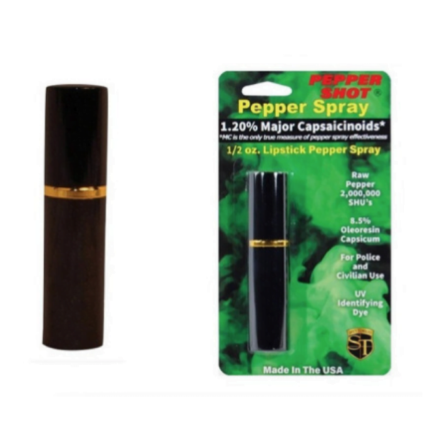 Discreet Black Lip Pepper Spray Self Defense Spray