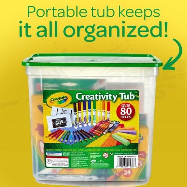 Set De Crayola Creativity Tub 80 Piezas - Image 6