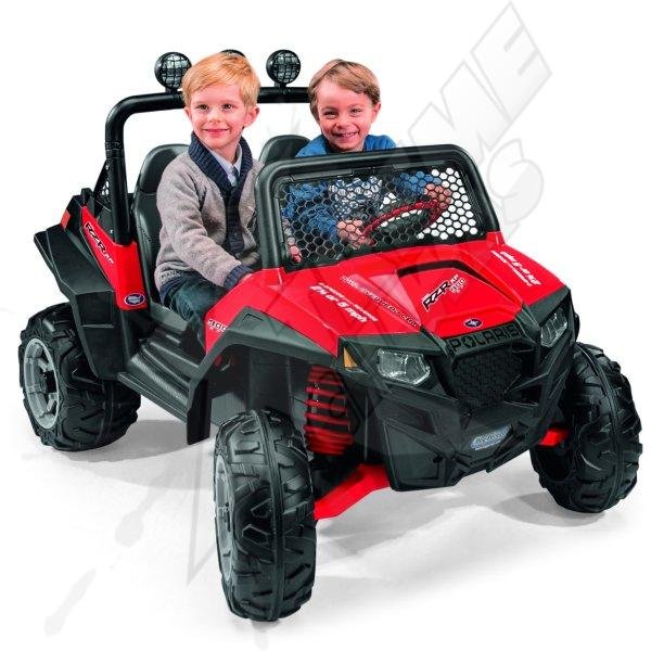 Peg Perego Polaris Ranger RZR 900 12 Volt Ride-On Cart Red