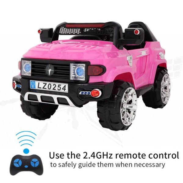 Carro Policia A Control remoto LEADZM Rosa