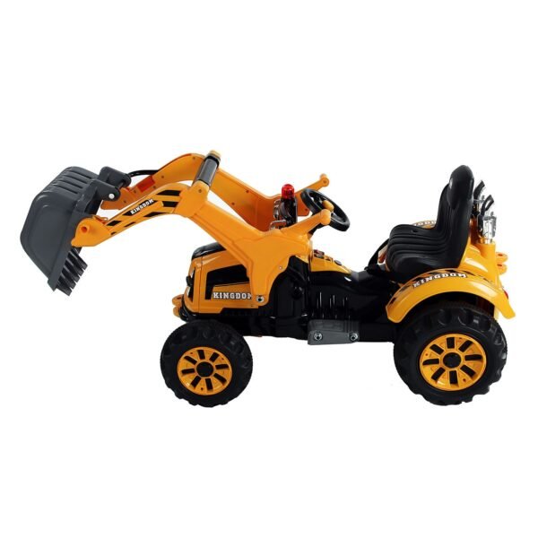 Montable 6v Tractor Aosom Construccion Vehículo Para Niños - Image 4