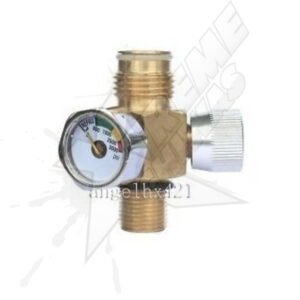 CO2 Tank Valve, Pressure Gauge and Regulator