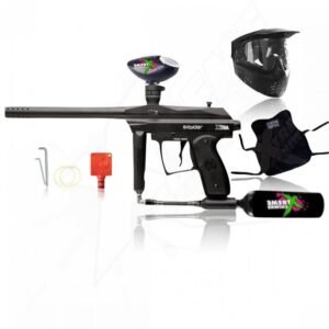 Spyder Xtra Marker Eko Valve Gotcha Paintball Tank Hopper Mask and Vest