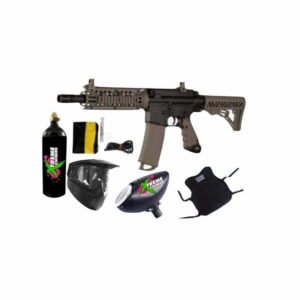 Tippmann TMC Marker with 20oz Co2 Tank, Vest, Mask, and Hopper