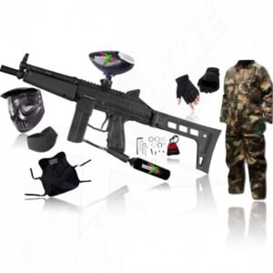 Tippmann Stryker MP1 Electronics Tank Hopper Face Shield Vest Gloves Neck Gaiter Coverall