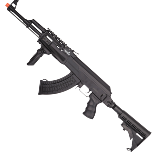 Airsoft Rifle Lancer Tactical Full Metal AK-47 AEG Bbs 6mm
