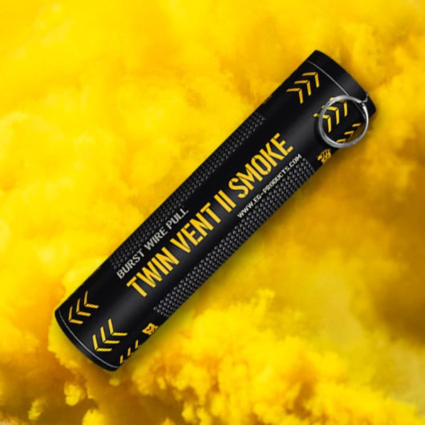 Enola Gaye TWV40 Double Exit Yellow Smoke Grenade - Image 2