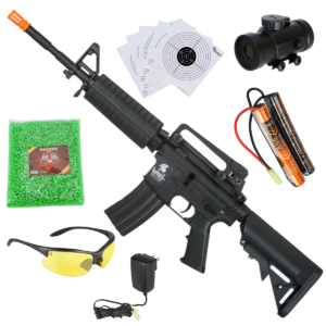 Lancer Tactical Gen 2 LT-03 Carbine 6mm Rifle Airsoft Negro PAQUETE