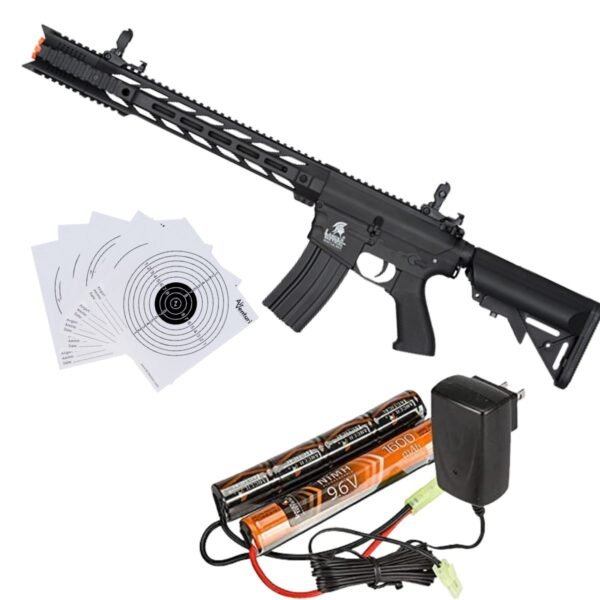 Lancer Tactical Low FPS Gen 2 M4 SPR Interceptor Airsoft AEG Rifle Negro 6mm - Image 3