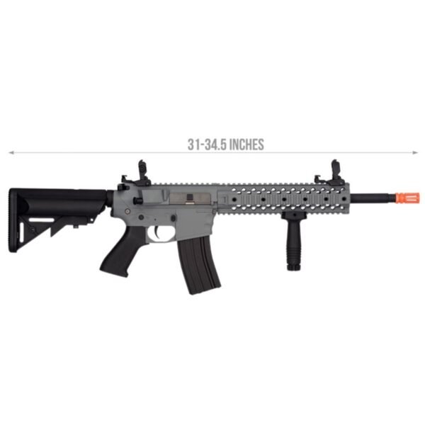 Lancer Tactical Gen 2 6mm M4 Evo Airsoft AEG Rifle Gris - Image 2