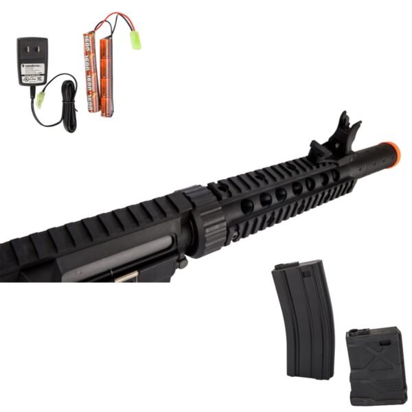 Airsoft Rifle Lancer Tactical LT-15BBL-G2 AEG Black Bbs 6mm - Image 5