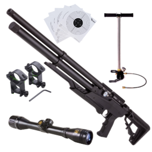 Avenge-x Tactical .25 Rifle Package 6.35mm Tube 210cc 980 ft/sec Pump Sight